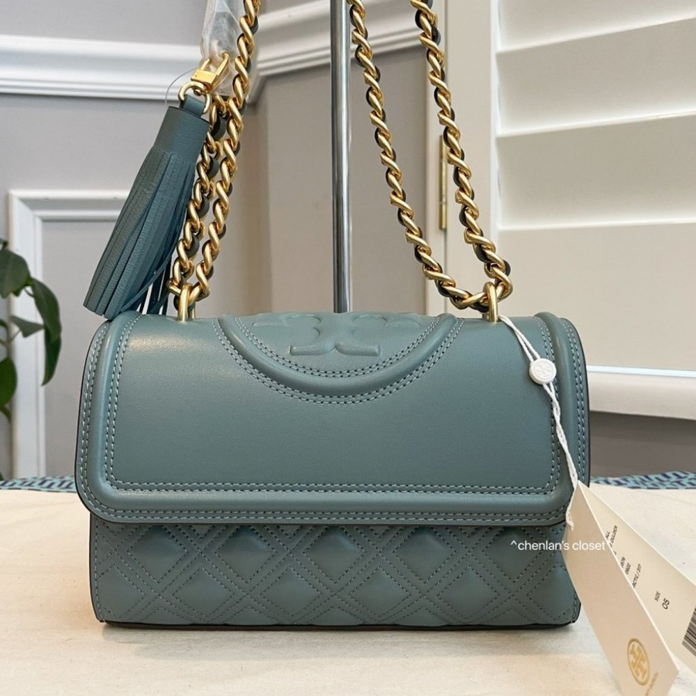 🔥 NeW! Tory Burch Fleming Small Convertible Shoulder Bag - Picture 17 of 17